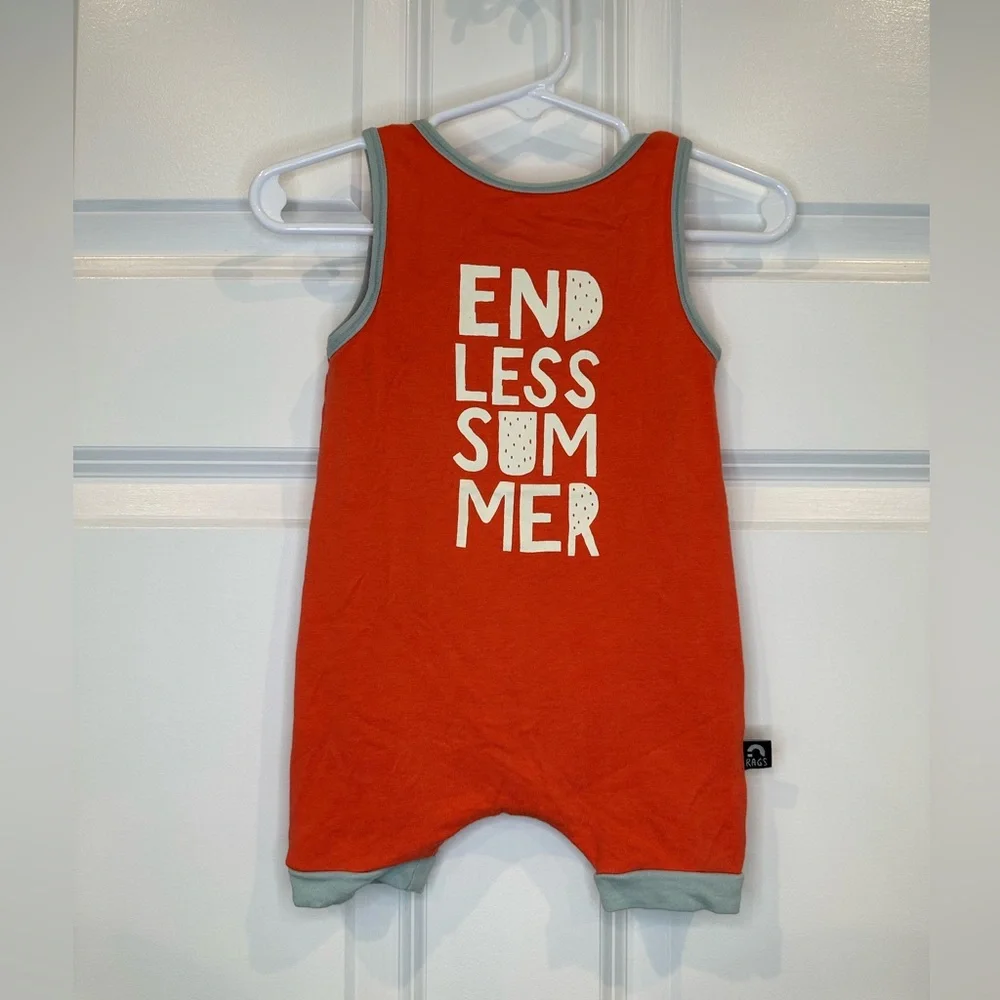 Rags‎ Tank Romper Size 6-12 months